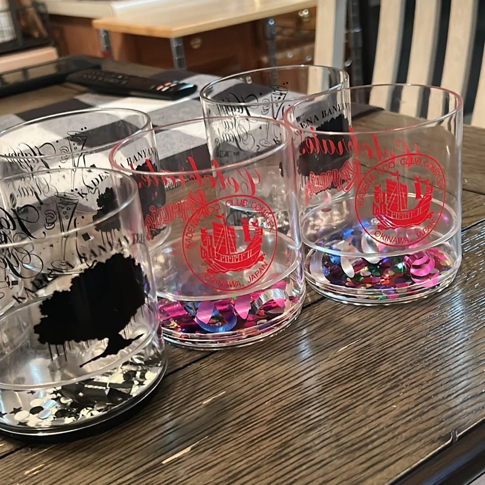 Party Glass, Happy New Year, Celebrate,Kahului, Kadena AFB